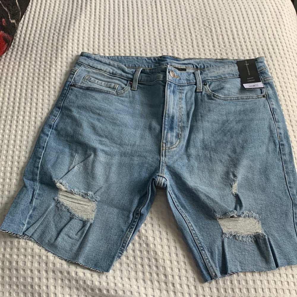 Men’s No Boundaries Slim Fit Stretch Denim Short Size 34